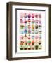 Cupcakes Celebration-null-Framed Art Print