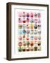 Cupcakes Celebration-null-Framed Art Print