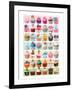 Cupcakes Celebration-null-Framed Art Print