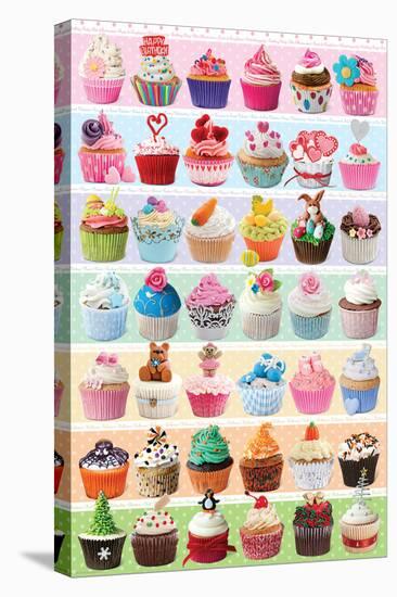 Cupcakes Celebration-null-Stretched Canvas