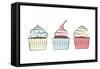 Cupcakes III-Martina Pavlova-Framed Stretched Canvas