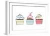 Cupcakes III-Martina Pavlova-Framed Art Print