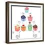 Cupcakes On A Stand-dmstudio-Framed Art Print