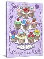 Cupcakes-Janet Kruskamp-Stretched Canvas