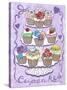 Cupcakes-Janet Kruskamp-Stretched Canvas