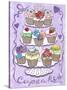 Cupcakes-Janet Kruskamp-Stretched Canvas