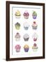 Cupcakes-Sandra Jacobs-Framed Giclee Print