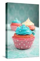 Cupcakes-pink candy-Stretched Canvas