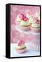 Cupcakes-Ruth Black-Framed Stretched Canvas