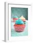 Cupcakes-pink candy-Framed Photographic Print