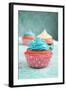 Cupcakes-pink candy-Framed Photographic Print