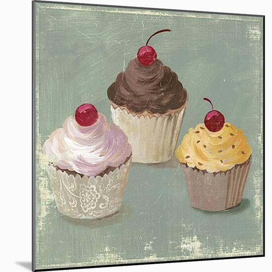 Cupcakes-Anna Polanski-Mounted Art Print