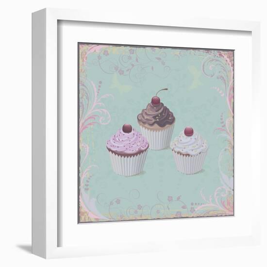 Cupcakes-Milovelen-Framed Art Print