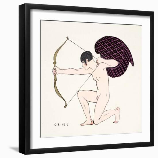 Cupid 1919-Georges Barbier-Framed Giclee Print