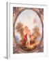 Cupid Among Roses, or Love the Sentinel, C.1775-Jean-Honore Fragonard-Framed Giclee Print