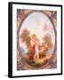 Cupid Among Roses, or Love the Sentinel, C.1775-Jean-Honore Fragonard-Framed Giclee Print