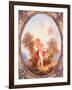 Cupid Among Roses, or Love the Sentinel, C.1775-Jean-Honore Fragonard-Framed Giclee Print