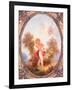 Cupid Among Roses, or Love the Sentinel, C.1775-Jean-Honore Fragonard-Framed Giclee Print