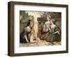 Cupid and My Campaspe Play'D at Cards for Kisses-Robert Anning Bell-Framed Premium Giclee Print