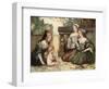 Cupid and My Campaspe Play'D at Cards for Kisses-Robert Anning Bell-Framed Premium Giclee Print