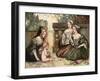 Cupid and My Campaspe Play'D at Cards for Kisses-Robert Anning Bell-Framed Giclee Print