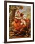 Cupid and Pan-Pietro Da Cortona-Framed Giclee Print