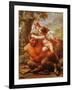 Cupid and Pan-Pietro Da Cortona-Framed Giclee Print