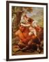 Cupid and Pan-Pietro Da Cortona-Framed Giclee Print