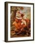 Cupid and Pan-Pietro Da Cortona-Framed Giclee Print