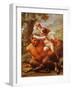 Cupid and Pan-Pietro Da Cortona-Framed Giclee Print