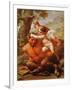 Cupid and Pan-Pietro Da Cortona-Framed Premium Giclee Print