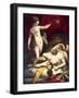 Cupid and Psyche, 1589-Jacopo Zucchi-Framed Giclee Print