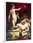 Cupid and Psyche, 1589-Jacopo Zucchi-Framed Giclee Print