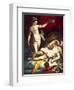 Cupid and Psyche, 1589-Jacopo Zucchi-Framed Giclee Print