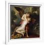 Cupid and Psyche, 1808-Benjamin West-Framed Giclee Print