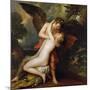 Cupid and Psyche, 1808-Benjamin West-Mounted Giclee Print
