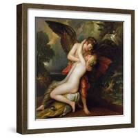 Cupid and Psyche, 1808-Benjamin West-Framed Giclee Print