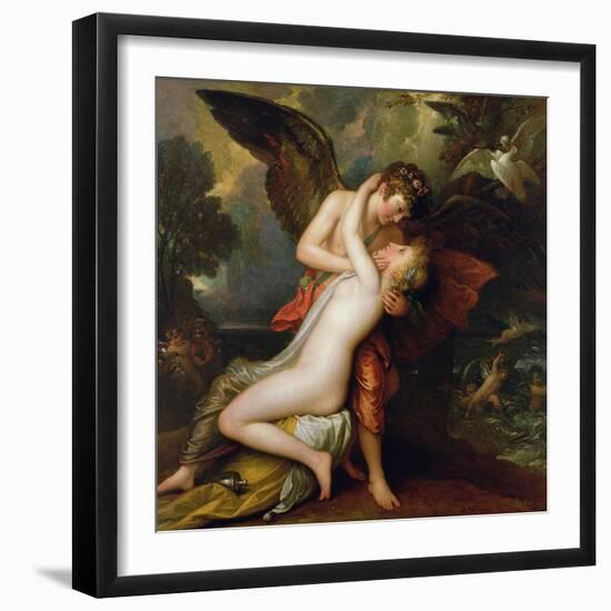 Cupid and Psyche, 1808-Benjamin West-Framed Giclee Print