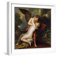 Cupid and Psyche, 1808-Benjamin West-Framed Giclee Print