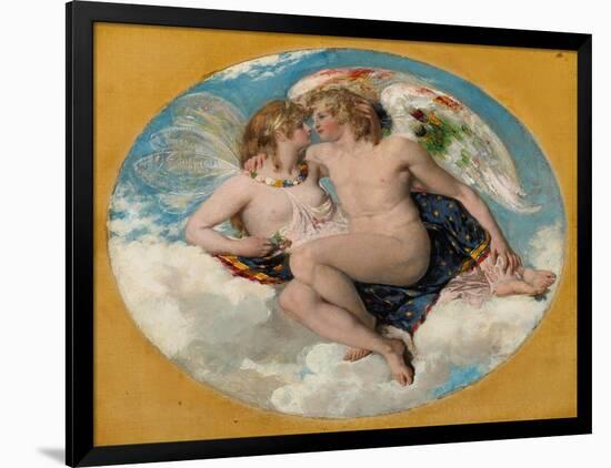 Cupid and Psyche, 1821-William Etty-Framed Giclee Print