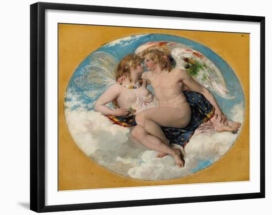 Cupid and Psyche, 1821-William Etty-Framed Giclee Print