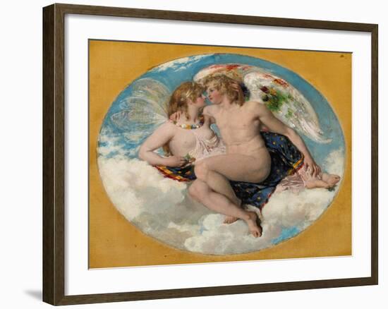 Cupid and Psyche, 1821-William Etty-Framed Giclee Print