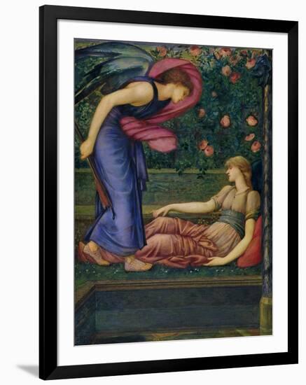 Cupid and Psyche, 1865-87-Edward Burne-Jones-Framed Giclee Print