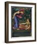 Cupid and Psyche, 1865-87-Edward Burne-Jones-Framed Giclee Print