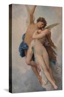 'Cupid and Psyche', 1889, (1938)-William-Adolphe Bouguereau-Stretched Canvas