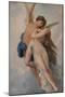 'Cupid and Psyche', 1889, (1938)-William-Adolphe Bouguereau-Mounted Giclee Print