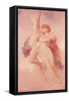 Cupid and Psyche, 1889-William Adolphe Bouguereau-Framed Stretched Canvas