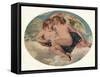 'Cupid and Psyche', 19th century-William Etty-Framed Stretched Canvas