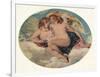 'Cupid and Psyche', 19th century-William Etty-Framed Giclee Print