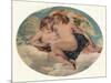 'Cupid and Psyche', 19th century-William Etty-Mounted Giclee Print